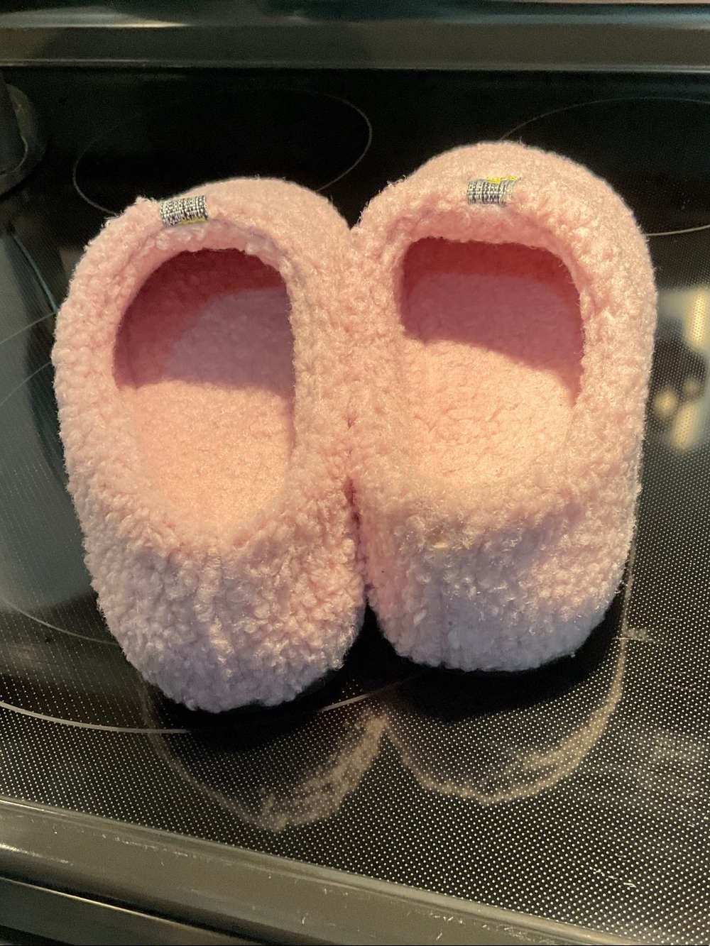 Bombas Women’s Light Pink Sherpa Slip-On Slippers Size 8 - Picture 6 of 6